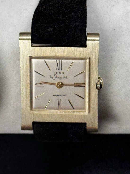 Lear by Sheffield Swiss Watch Lot Round Square Mid Century Manual Wind main image 10